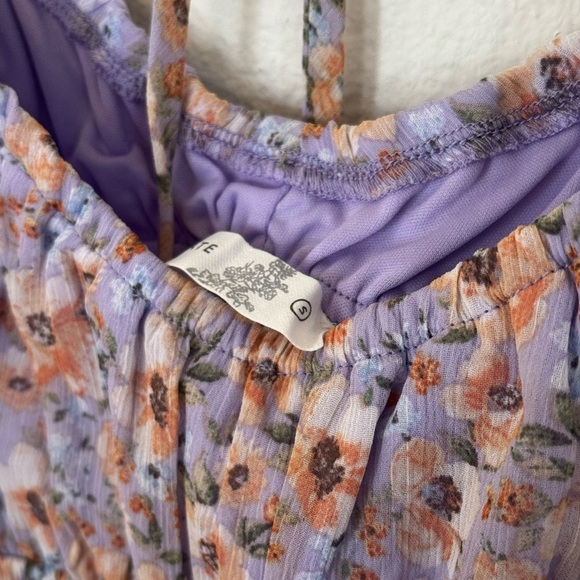 NWT Altar’d State Floral Cropped Babydoll Top – Size Small - Picture 4 of 7